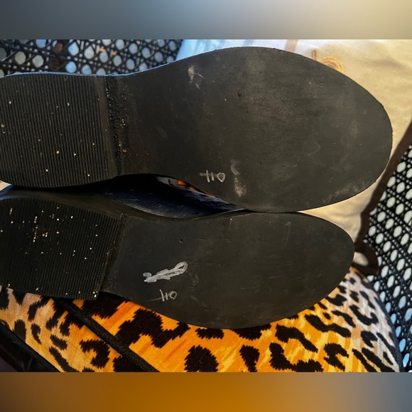 DAN POST Navy Blue Cowboy Boots Upper Leather Western Men or Women - Picture 5 of 6